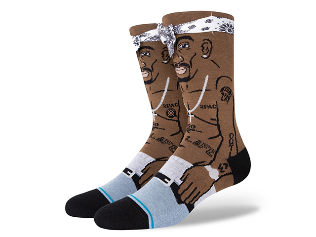 STANCE SOCKS TUPAC RESURRECTED A545D21TUP#BLK
