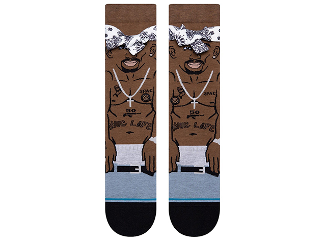 STANCE SOCKS TUPAC RESURRECTED A545D21TUP#BLK - 1