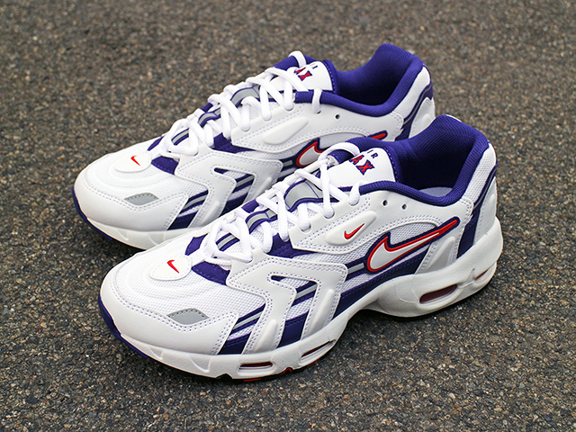 WMNS AIR MAX 96 2 WHITE/COMET RED-GRAPE ICE01