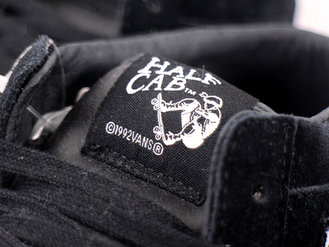 Vans Half Cab 黒 スエード 新品未使用 VANS SKATE HALFCAB BLACK/WHITE | 東京のスケートボード