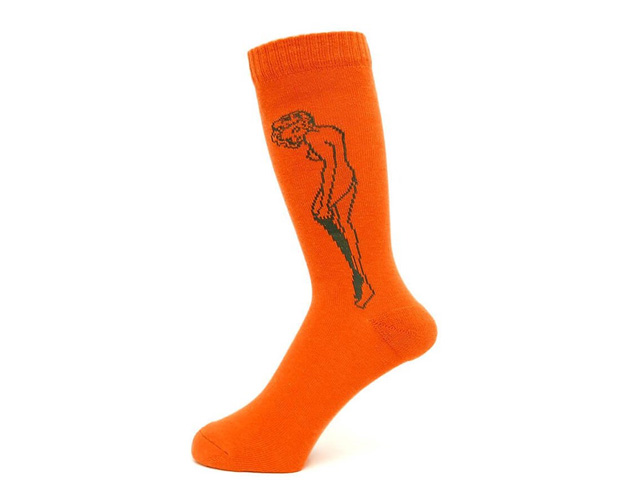 WHIMSY CATHIE SOCKS CATHIESOCKS2021FW-ORANGE