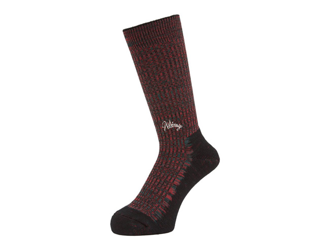 WHIMSY TRE JACQUARD EMJAY SOCKS TREJACQUARDEMJAYSOCKS2020AW-BLACK