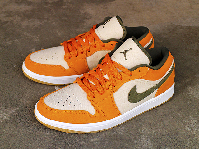 AIR JORDAN 1 LOW SE MEDIUM OLIVE-LIGHT CURRY01