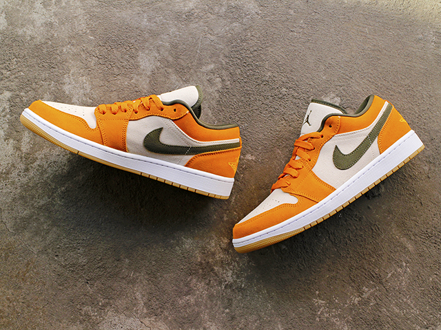 AIR JORDAN 1 LOW SE MEDIUM OLIVE-LIGHT CURRY01