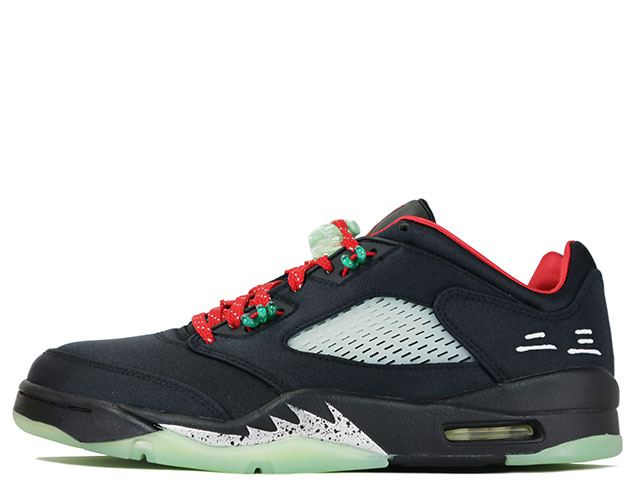 【新品未使用】NIKE AIR JORDAN 5 LOW BLACK RED