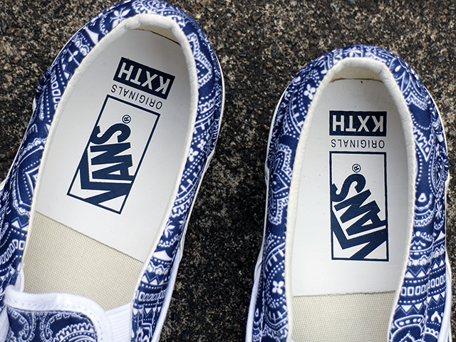VANS VAULT OG CLASSIC SLIP-ON “KITH”PAISLEY01