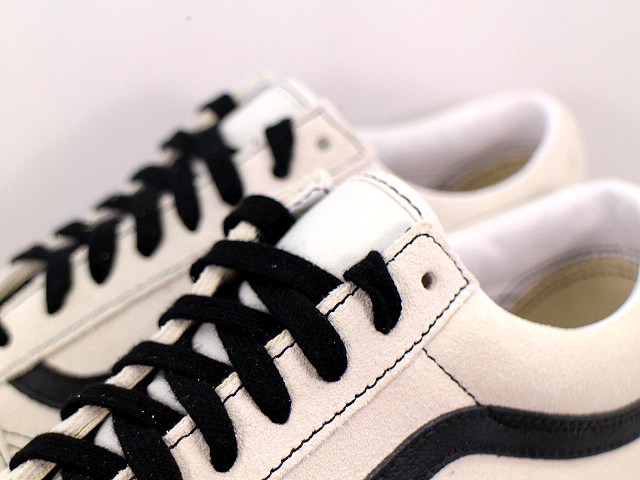 バンズ　VANS 36 DX WHITE-BLACK VN0A54F39XO VANS（ヴァンズ） OLD SKOOL 36 DX レザー ローカットスニーカー 本革