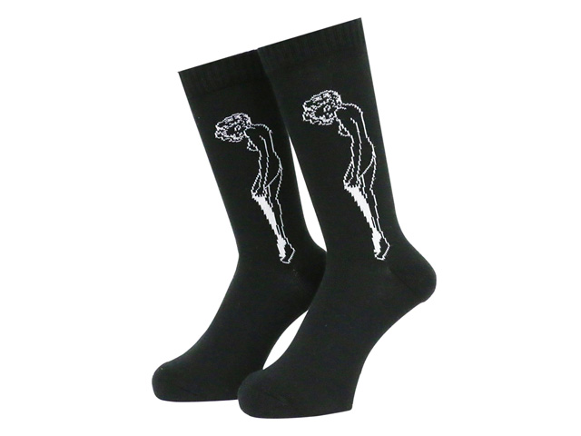 WHIMSY CATHIE SOCKS CATHIESOCKS2022AW-BLACK