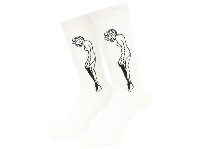 WHIMSY CATHIE SOCKS CATHIESOCKS2022AW-WHITE