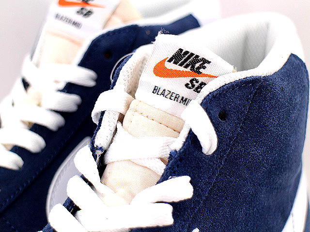 靴 Nike SB Zoom Blazer Mid ナイキ SB ズーム ブレーザー ミッド “ディープシーブルー