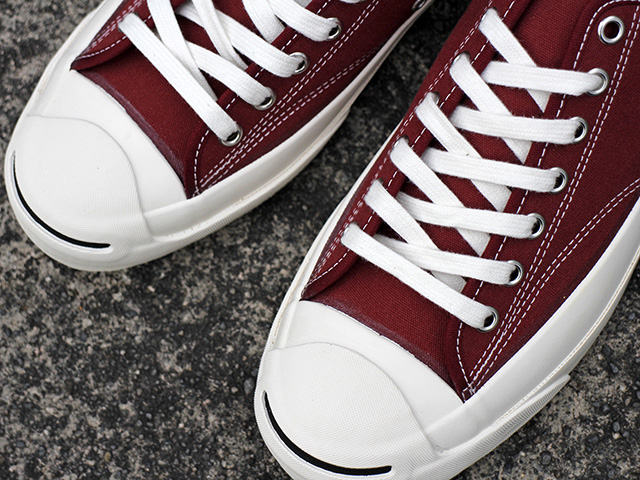 CONVERSE JACK PURCELL CANVAS “ADDICT” MAROON01