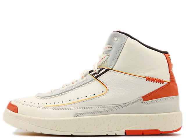 NIKE ナイキ DO5254-180 AIR JORDAN 2 RETRO SP エアジョーダン 2 シューズ ホワイト×オレンジ サイズUS8=26cm 正規品 / 281368JP靴サイズ