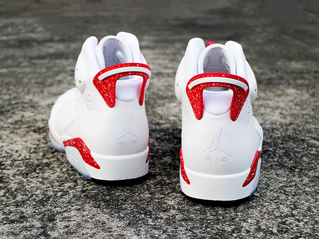 AIR JORDAN 6 RETRO WHITE/UNIVERSITY RED01