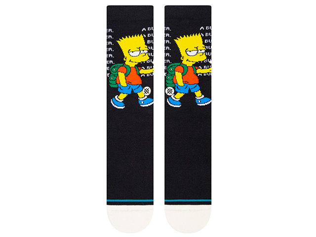 STANCE SOCKS THE SIMPSONS TROUBLED A555D22TRO - 1