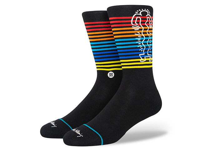 STANCE SOCKS WIGGLES A545D22WIG#BLK