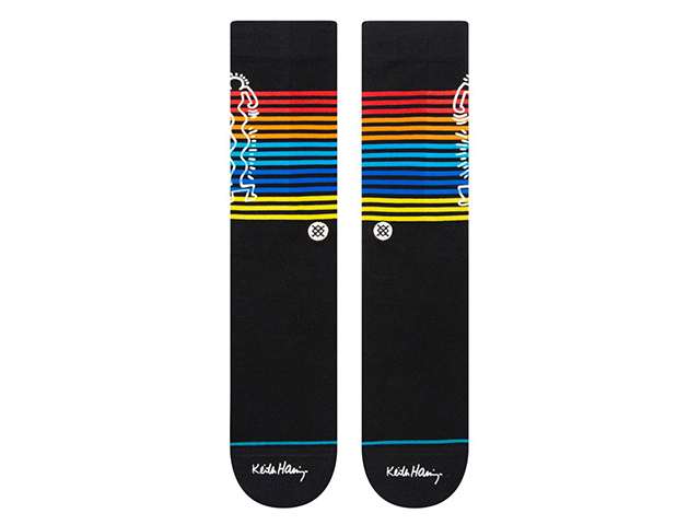 STANCE SOCKS WIGGLES A545D22WIG#BLK - 1