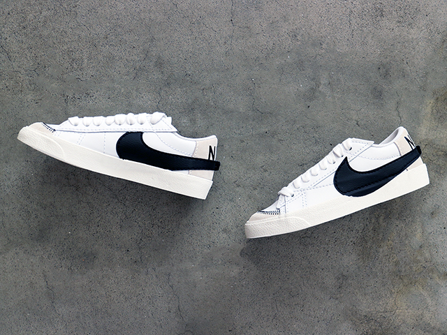 WMNS BLAZER LOW 77 JUMBO WHITE/BLACK01