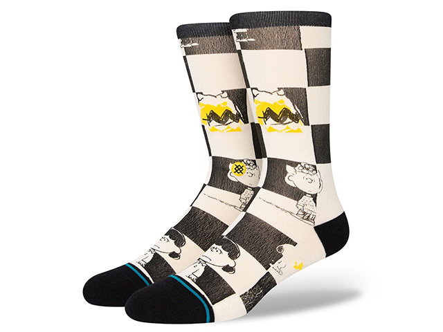 STANCE SOCKS PEANUTS CHECKED A545D22CHE - 01