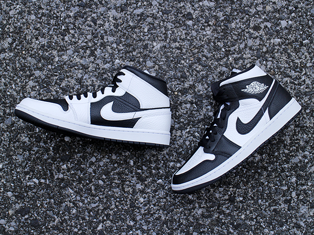 WMNS AIR JORDAN 1 MID SE “WHITE&BLACK SPLIT”01