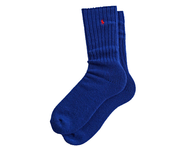 POLO RALPH LAUREN RIBBED WOOL BOOT SOCKS 889245-429