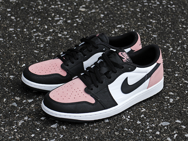 AIR JORDAN 1 LOW OG “BLACK/BLEACHED CORAL”01