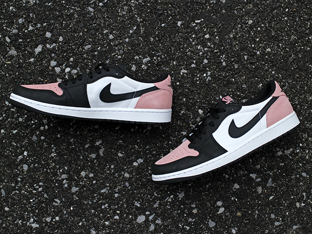 AIR JORDAN 1 LOW OG “BLACK/BLEACHED CORAL”01