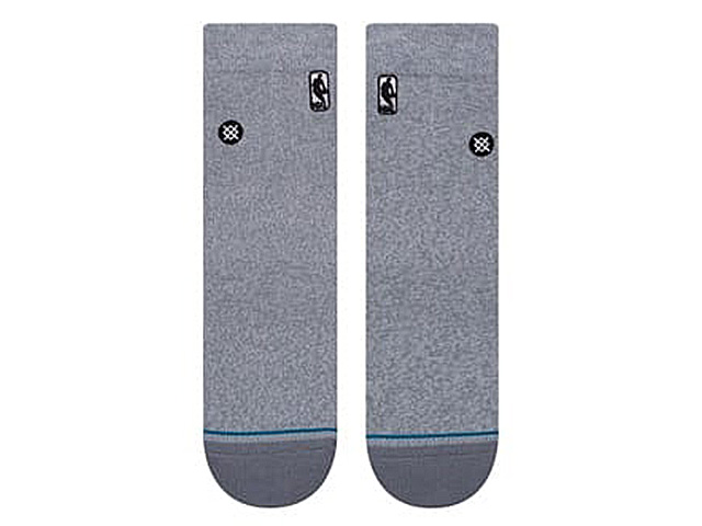 STANCE SOCKS NBA LOGOMAN ST QTR A356A20LOG#GRH - 1