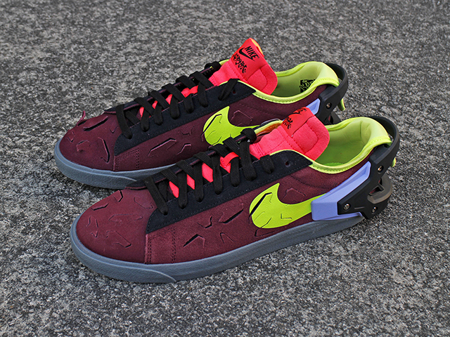 BLAZER LOW “ACRONYM” NIGHT MAROON01