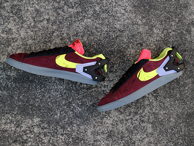 BLAZER LOW “ACRONYM” NIGHT MAROON01