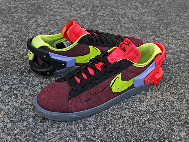 BLAZER LOW “ACRONYM” NIGHT MAROON01
