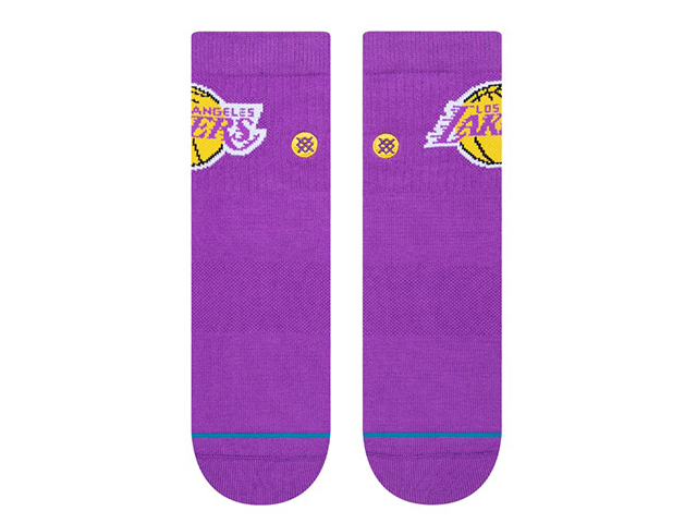 STANCE SOCKS NBA LAKERS ST QTR A356C22LAK#PUR - 1