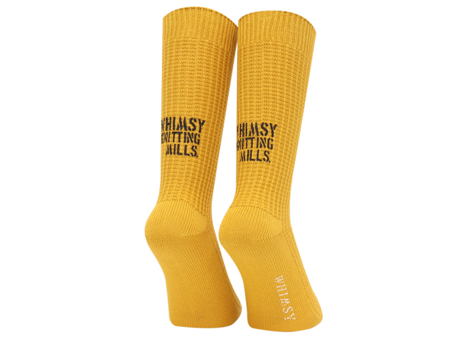 WHIMSY WAFFLE SOCKS WAFFLESOCKS2023SS-MUSTERD