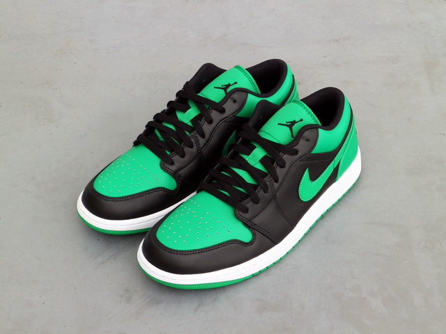 AIR JORDAN 1 LOW “BLACK/LUCKY GREEN”01