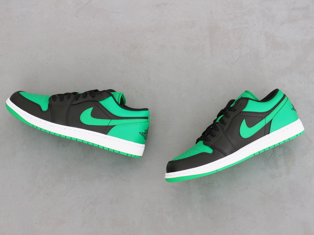 AIR JORDAN 1 LOW “BLACK/LUCKY GREEN”01