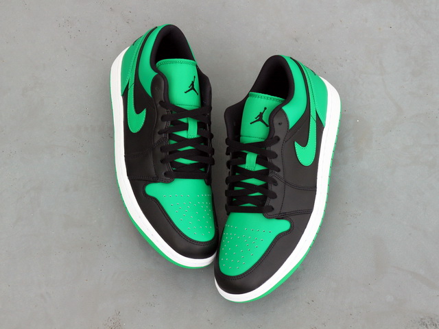 AIR JORDAN 1 LOW “BLACK/LUCKY GREEN”01