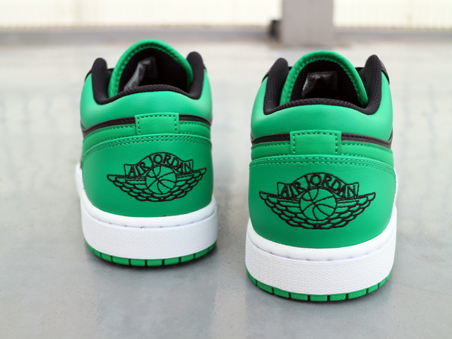 AIR JORDAN 1 LOW “BLACK/LUCKY GREEN”01