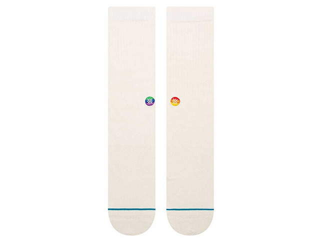 STANCE SOCKS ICON LOVE CREW A556A23LOV#WHT - 1