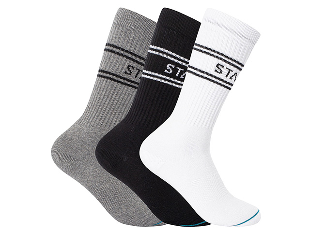 STANCE SOCKS BASIC 3 PACK CREW A556D20SRO#MUL - 1