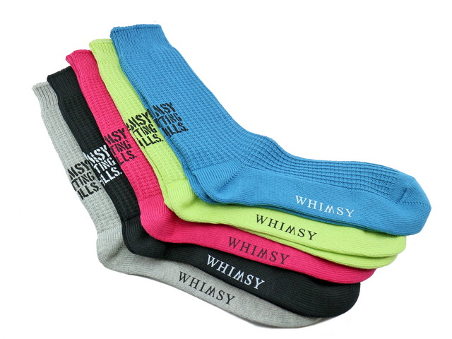 WHIMSY WAFFLE SOCKS01