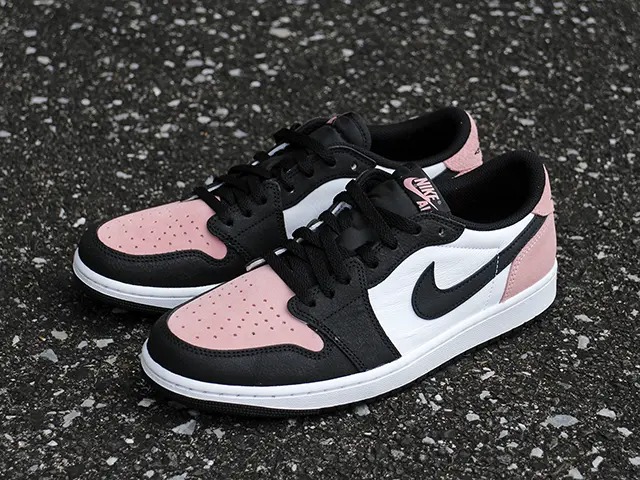 AIR JORDAN 1 LOW OG “BLACK/BLEACHED CORAL”01