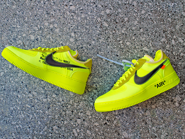THE 10 : NIKE AIR FORCE 1 LOW “OFF WHITE” VOLT01