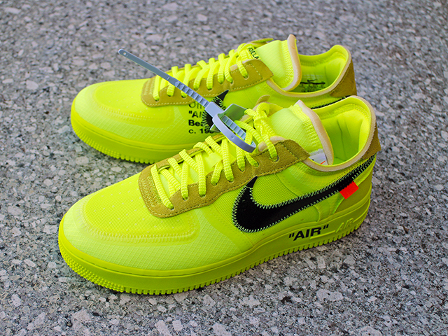 THE 10 : NIKE AIR FORCE 1 LOW “OFF WHITE” VOLT01