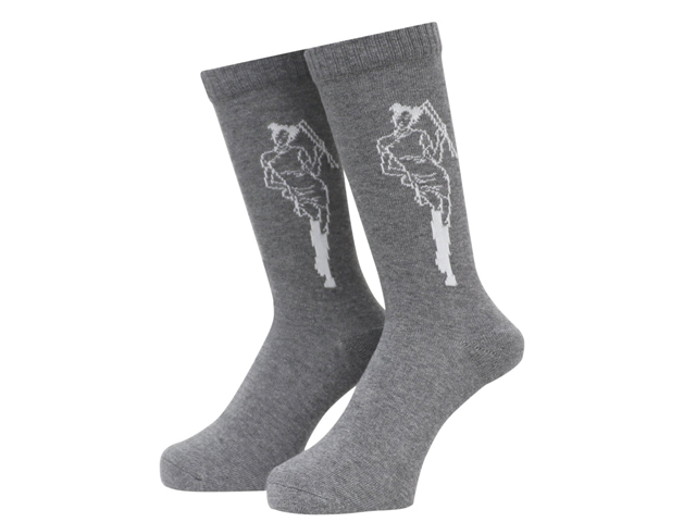 WHIMSY LANFAN SOCKS LANFANSOCKS2023AW-GREY