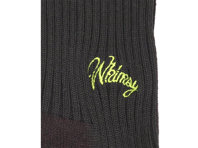 WHIMSY EMJAY SOCKS EMJAYSOCKS2023AW-CHARCOAL-LIMELOGO - 1