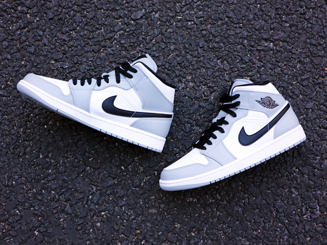 AIR JORDAN 1 MID “LIGHT SMOKE GREY/BLACK-2023”01