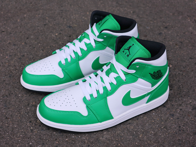 AIR JORDAN 1 MID “LUCKY GREEN/WHITE”01