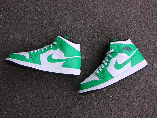 AIR JORDAN 1 MID “LUCKY GREEN/WHITE”01