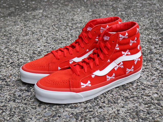 VANS VAULT OG SK8-HI LX “W-TAPS-BONES”ORANGE01