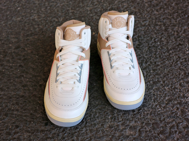 WMNS AIR JORDAN 2 RETRO “SAIL/DESERT-SUNSET HAZE-MUSLIN”01