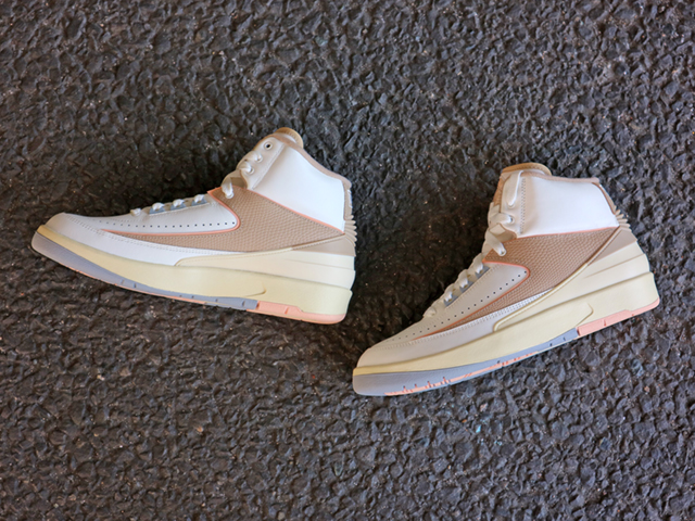 WMNS AIR JORDAN 2 RETRO “SAIL/DESERT-SUNSET HAZE-MUSLIN”01